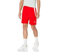 PUMA Teamliga Shorts Rouge Blanc, M Hommes