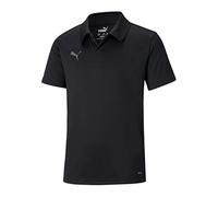 PUMA Teamliga Sideline Polo Jr Shirt Mixte enfant, Puma Noir-puma Blanc, Taille: 116 (5-6 ans)