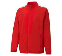 PUMA Teamliga Sideline veste - Mixte enfant - Puma Rouge- Puma Blanc - 6 ans