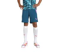 PUMA teamLIGA Training Shorts 2 (Open Pockets), Short en Maille Hommes, Ocean Tropic-Electric Lime, 657667