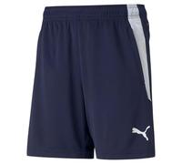 PUMA Teamliga Training Shorts Jr - Short décontracté - Short Hybride - Mixte Enfant, Puma Bleu Blanc, 164