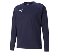 Puma TeamLIGA Training Sweat Mens, Peacoat White, L