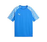 PUMA TeamLIGA26 Maillot Jr, 164, Electro Royal Blanc-Electro Royal