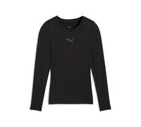 PUMA TeamLIGA26 T-Shirt LS Jr, 128, Noir