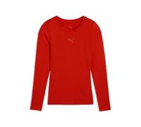 PUMA TeamLIGA26 T-Shirt LS Jr, 164, Rouge