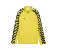 PUMA TeamLIGA26 Veste d'entraînement avec Fermeture éclair 1/4 Jr ; 116, Faster Yellow Black Black