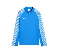 PUMA TeamLIGA26 Veste d'entraînement avec Fermeture éclair 1/4 Jr ; 164, Electro Royal White-Electro Royal