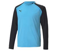 PUMA teamPACER GK LS Jers T-Shirt à Manches Longues, Bleu (Atoll-p), 10 Ans Homme