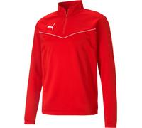 Puma teamRISE 1/4 Zip Top enfants rouge blanc taille 152