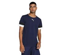 PUMA Teamrise Jersey Shirt Homme, Taille M, Multicolore (Peacoat-puma Black-puma White)