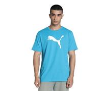 Puma T-shirt teamRISE logo en coton entraînement bleu F02 M