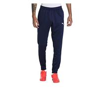 PUMA Teamrise Pantalon de Jogging Poly Training Bleu Marine (Peacoat-PUMA White), Taille M