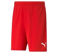 PUMA teamRISE Short, Homme, Puma Rouge- Puma Blanc, M