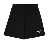 PUMA teamRISE Short Jr, Mixte enfant, Puma Noir-puma Blanc, 128