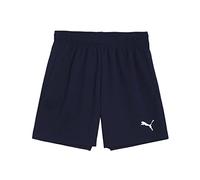 PUMA teamRISE Short Jr Unisex-Child, Peacoat White, 140
