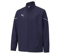 PUMA Teamrise Sideline Veste Jr pour garçon 152 cm Blanc Peacoat-puma