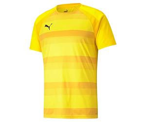 PUMA teamvision Maillot pour Homme Jaune/Orange, L