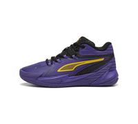 PUMA The Dagger Basketball Chaussures Unisex, Chaussures, Noir/Violet, 44.5 44.5