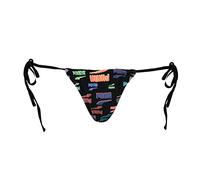 Puma String Tanga Bikini Combinaison noire Taille 12 (M) Femme