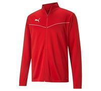 PUMA Tiro21 TK JKT W Veste, Rouge/Blanc, Taille L Fille