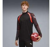 PUMA Top de football à col zippé individualFINAL Homme, Vêtements, Noir, L L
