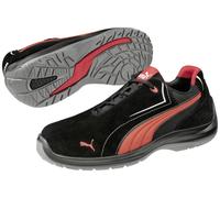 PUMA Touring Black Suede Low 643440200000036 antistatique (ESD) Chaussures basses de sécurité S3 Pointure (EU): 36 noir, rouge