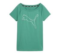 PUMA Train Favorite Jersey Cat Tee, Vert étincelant, M Femme