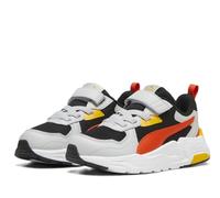 PUMA Trinity Lite AC + Enfant Chaussures de Sport Blanc Avec Bande Baskets Neuf