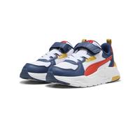 PUMA Trinity Lite AC+ PS Sneaker, White-Fierce Red-Persian Blue, 32.5 EU