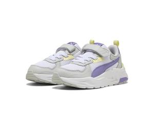 PUMA Trinity Lite AC+ PS Sneaker, White-Lavender Alert-Glacial Gray, 29.5 EU