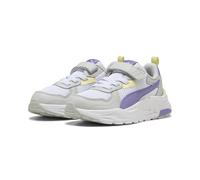 PUMA Trinity Lite AC+ PS Sneaker, White-Lavender Alert-Glacial Gray, 32.5 EU