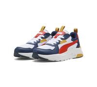 PUMA Trinity Lite Jr Basket, Blanc, Rouge féroce, Bleu Persan, 35.5 EU