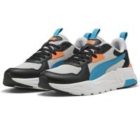 PUMA Trinity Lite JR Basket, Cool Light Gray-Tropical Blue Black, 38.5 EU
