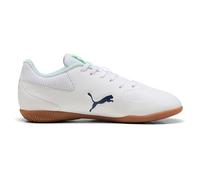 PUMA Truco III JR Chaussures de Football, Blanc-Aqua-Fizzy Light, 37 EU, Puma Blanc Aqua Fizzy Light, 4.5 UK
