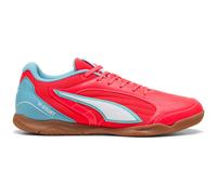 Puma Chaussures de Football Unisexes Truco Iv Ultra Red White Dusty Aqua-Intense Mint