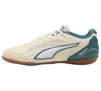 PUMA TRUCO IV JR Chaussures de Football, Sugared Amande Blanc émeraude Ice Mint Jelly Black, 38 EU, Sugared Almond PUMA White Emerald Ice Mint Jelly PUMA Black, 35 EU