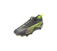 PUMA Ultra 5 Match FG/AG JR Chaussure de Football, Matte Aged Silver-Yellow Alert Aged Silver, 28 EU