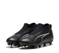 PUMA Ultra 5 Match+ LL FG/AG Jr Basket, Noir/Blanc, 30 EU