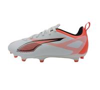 Puma Ultra 5 Play FG/AG Junior Football Boots J11 White/Black/Red J11 White/Blac