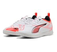 PUMA Ultra 5 Play IT JR Chaussure de Football, White Black-Glowing Red, 35.5 EU