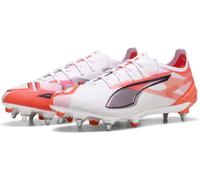 Puma Ultra 5 Ultimate Adults Soft Ground Football Boots Blanc/Rouge 6.5 (40) Male