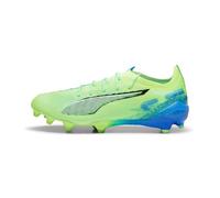Puma Chaussures de football Ultra 5 Ultimate FG Light Out Vert/Blanc/Bleu Taille 43 Homme