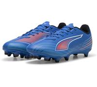 PUMA Mixte 6 Play FG/AG Chaussure de Football, Ultra Bleue, Blanche et Rouge, 39 EU