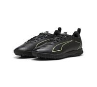 PUMA Ultra 6 Play TT Jr Chaussure de Football, Noir pétillant Vert Clair Terrain, 38 EU