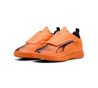 PUMA Ultra 6 Play V IT JR Soccer Shoe, Heat Fire Black-Glowing Red, 23 EU