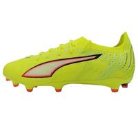 PUMA Ultra 6 Pro FG/AG Chaussure de Football Unisexe, Yellow Alert Black-Glowing Red-Lime Squeeze, 41 EU, Yellow Alert PUMA Squeeze Squeeze Noir/Rouge, 41 EU
