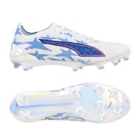 PUMA Ultra 6 Ultimate FG Christian Pulisic X Kidsuper - Blanc/Pink Lilac/Dusky Blue ÉDITION LIMITÉE - Herbe naturelle (FG) 40