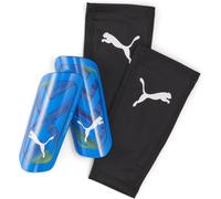 Puma Ultra Flex Shin Guards Adults Bleu/Vert Grand Male