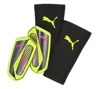 PUMA ULTRA Flex Sleeve, Protège-tibias Mixte, Yellow Alert-Puma Aged Silver, L