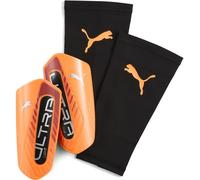 Puma Ultra Light Shin Guards Orange/Argent Moyen Male